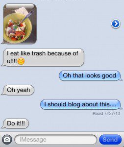 Trash Can Lunch Text