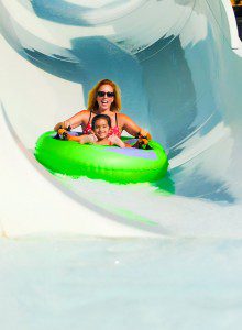NRH2O mom and girl on tube slide