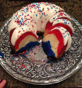 patriotic pound cake
