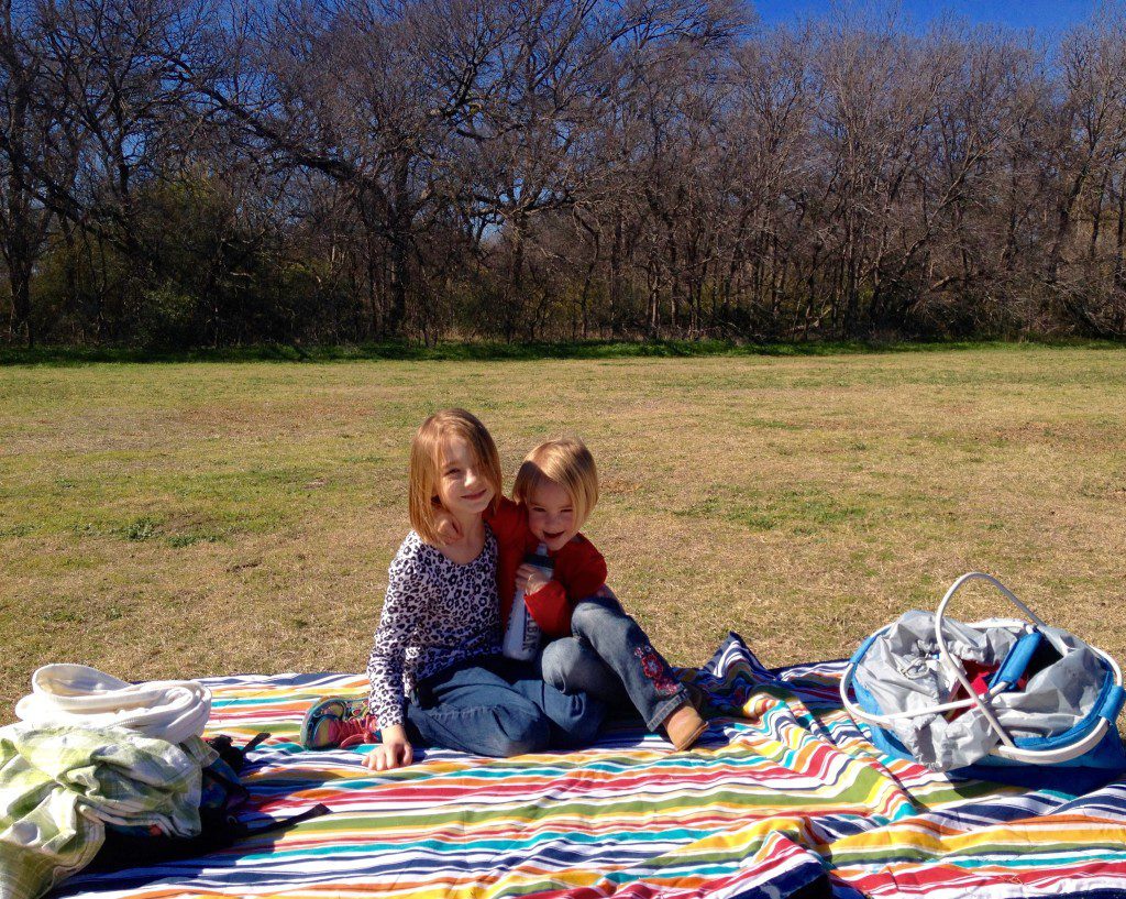 PIcnics at River Legacy are the best--even if only PB&J. 