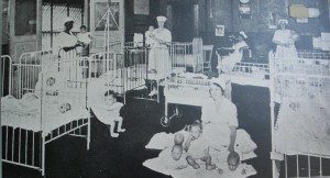 Babies with nurses inside HC