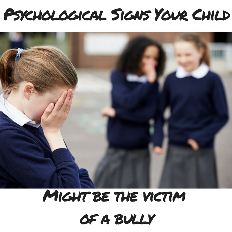 Psychological signs your child might be the victim of a bully