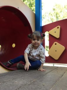 Girl on playground 