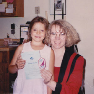 Mom with Girl Scout