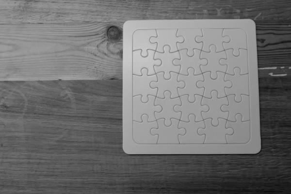 black and white puzzle, cultural identity