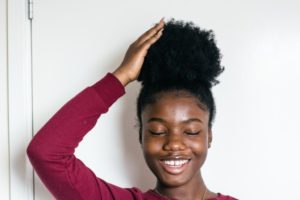 black girl natural hair care