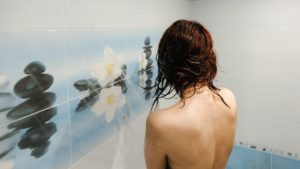 Woman Showering