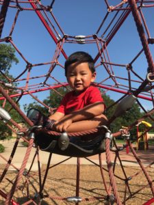 Parr Park in Grapevine, Texas, is a fun place for little kids to play.