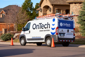 OnTech truck parked on street