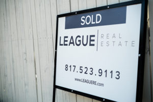 League Real Estate sign 