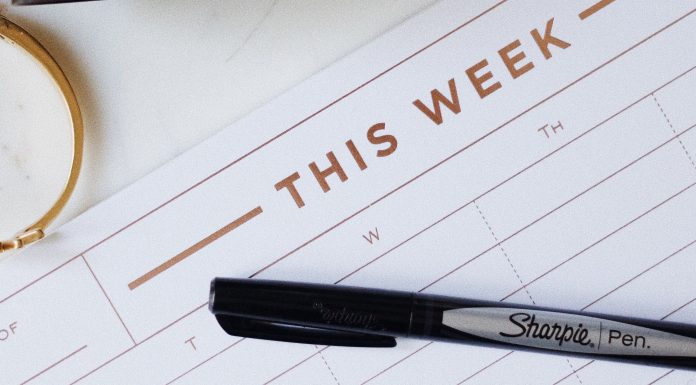 Creating a weekly planner can make your week run smoother.