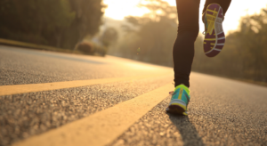 Make fitness, such as running, part of your self-care strategies this year.