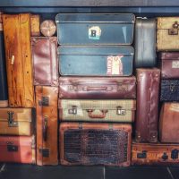 suitcases travel