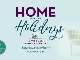 Home for the Holidays is a virtual moms night in event
