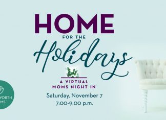 Home for the Holidays is a virtual moms night in event