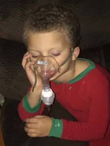 My son, who has asthma, uses a nebulizer we have fondly named Penny.