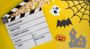 Watch Halloween movies with your kids.