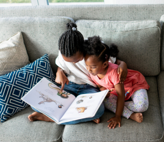 Read books that show images of Black children in a positive light.