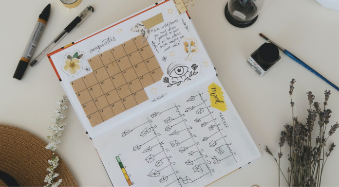 Bullet journals can help plan your schedule.