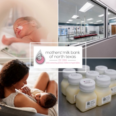 Mother's Milk Bank of North Texas is a place for mothers to donate or receive milk.