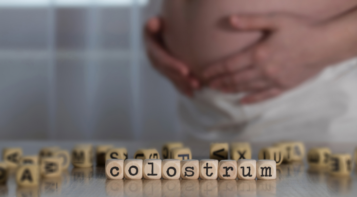 pregnant mama, colostrum title