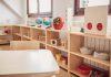 empty preschool classroom