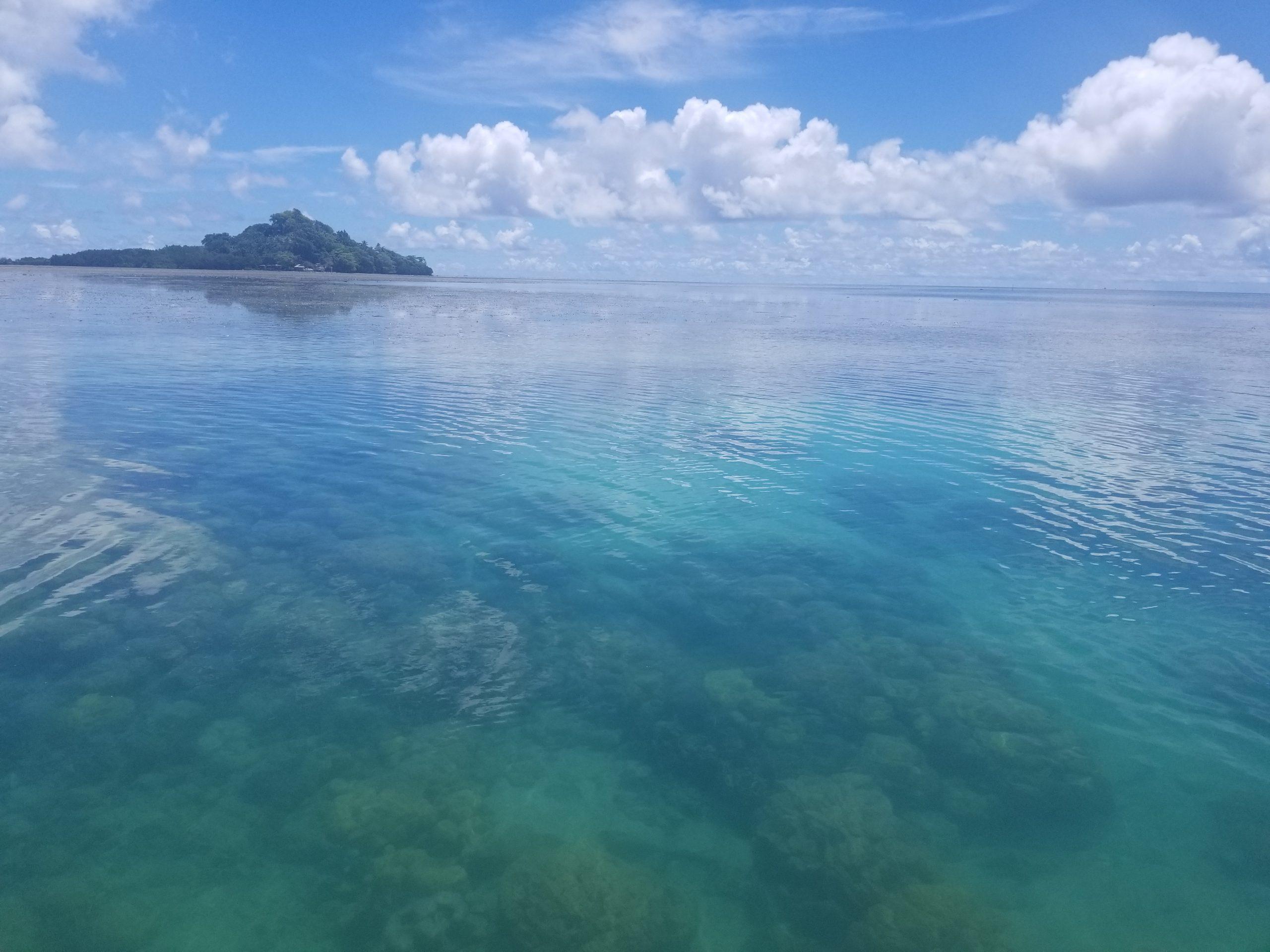 The waters of Pohnpei were like glass.