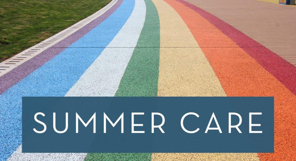 header graphic for summer childcare in the Fort Worth area
