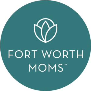 Fort Worth Moms primary circle logo with flower