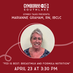 Gymbo Talks: Eating and Nutrition Series Featuring Marianne Graham from Breastfeeding Support 4 You